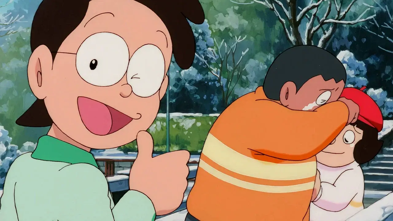 Doraemon: ¡Ánimo, Gigante! ¡Tú puedes! fondo
