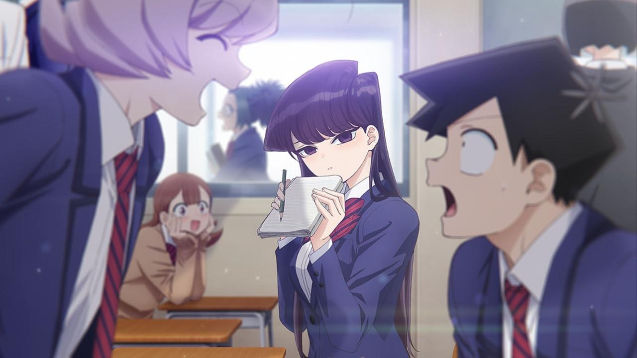 Komi-san no puede comunicarse fondo