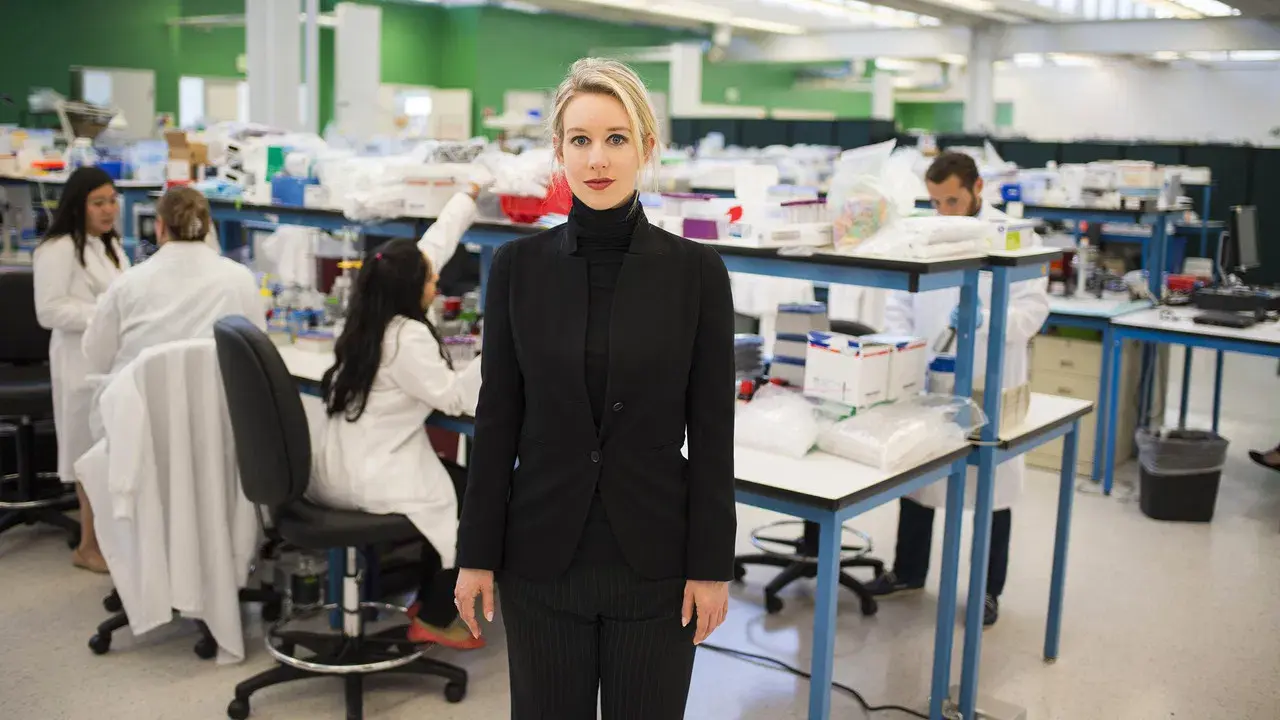 The Inventor: Out for Blood in Silicon Valley backdrop