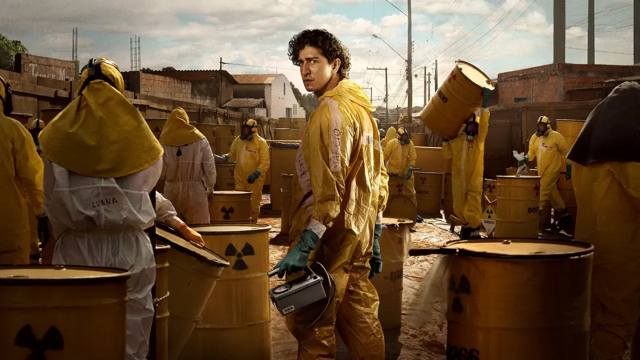 Emergencia radiactiva fondo