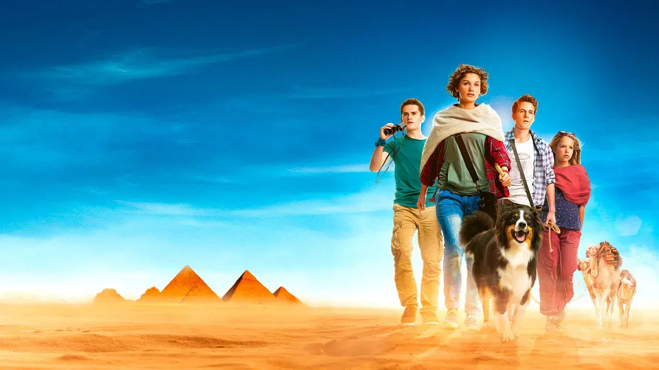 Los cinco y el secreto de la pirámide fondo