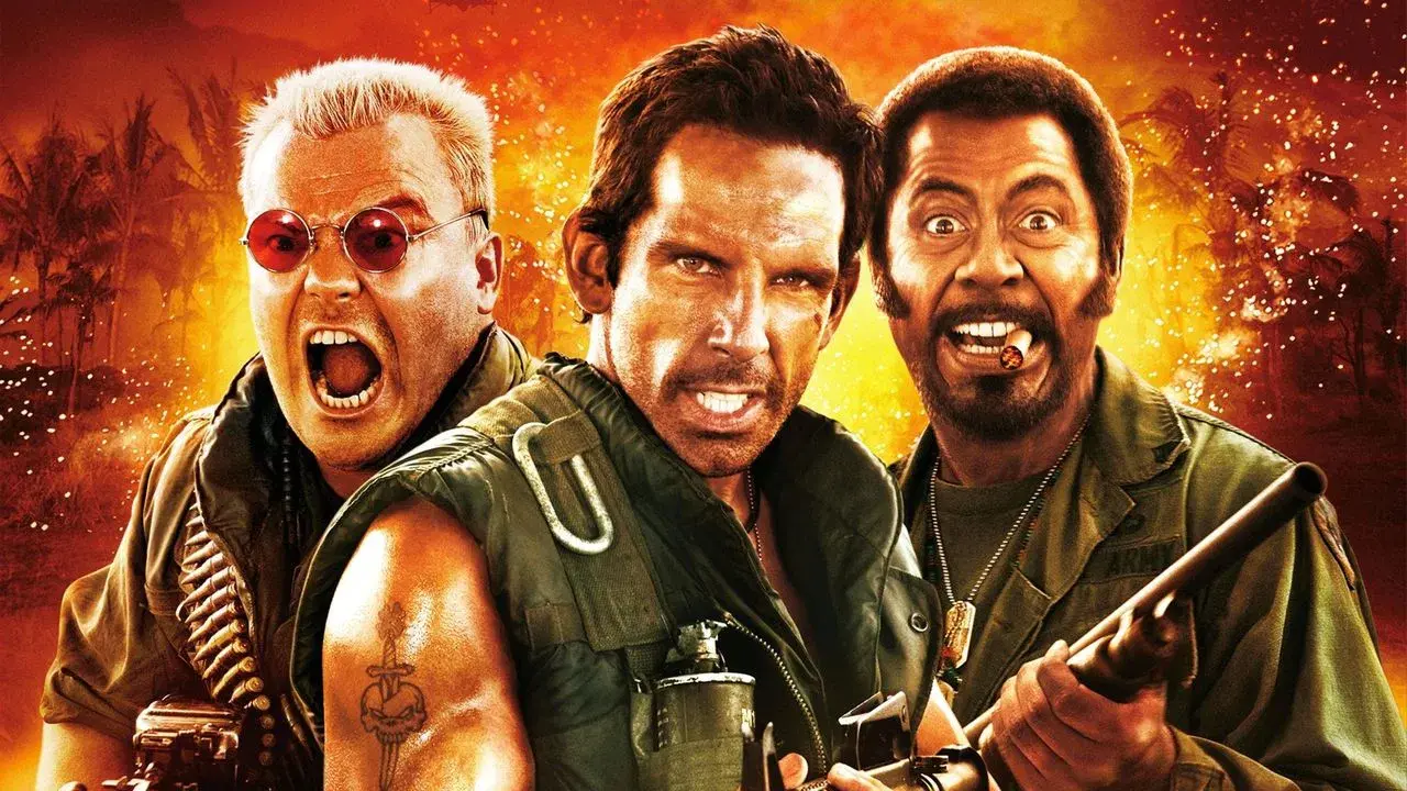 Tropic Thunder, ¡una guerra muy perra! fondo