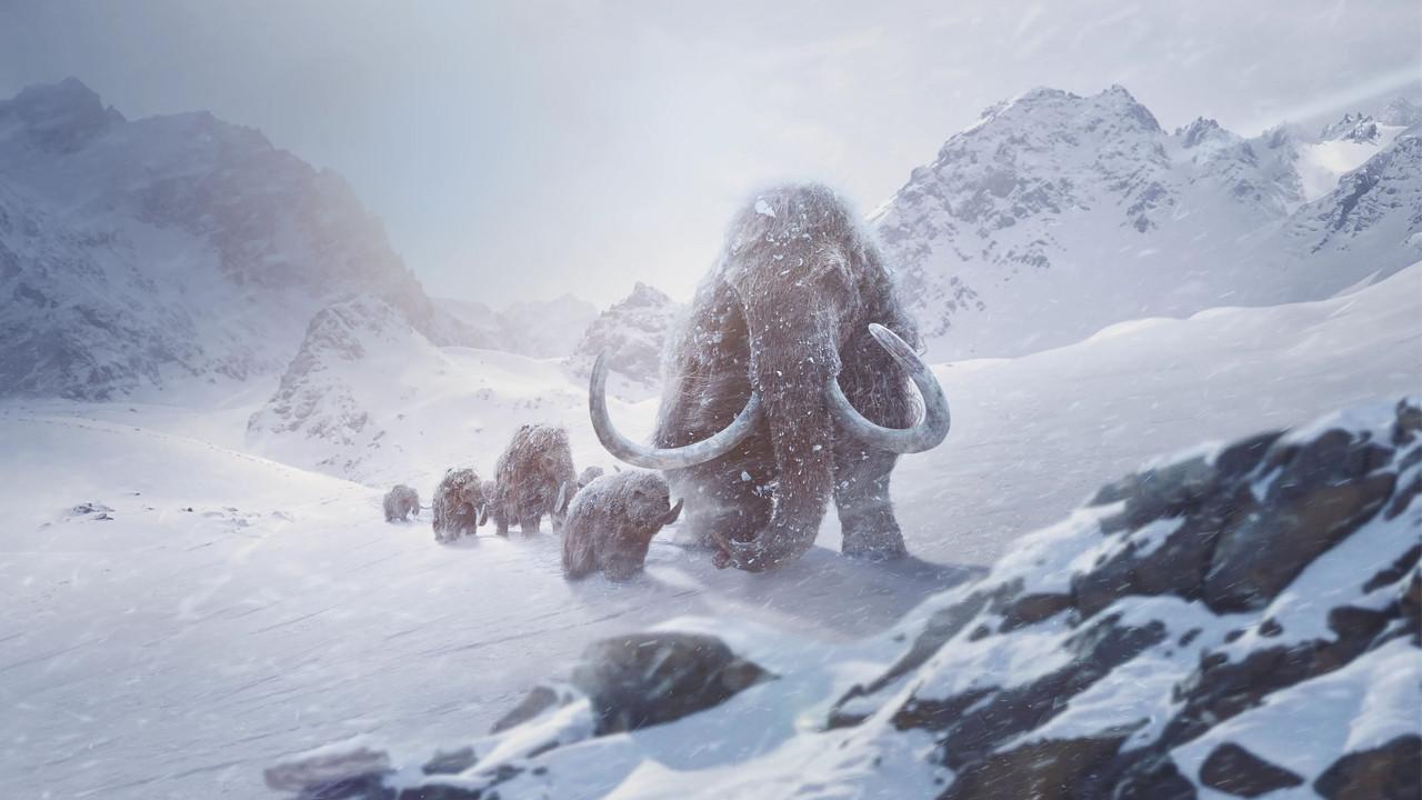 Planeta prehistórico fondo