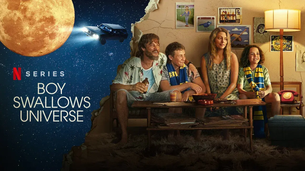 Boy Swallows Universe backdrop