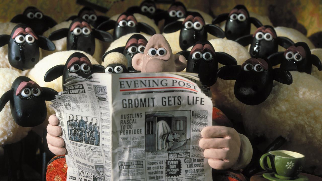 Wallace y Gromit: Un esquilado apurado fondo