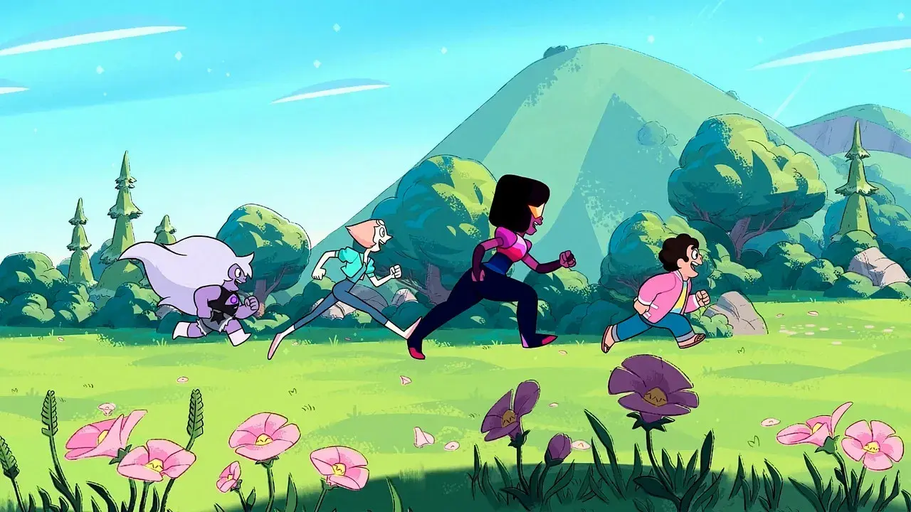 Steven Universe la película: Detrás de cortina fondo