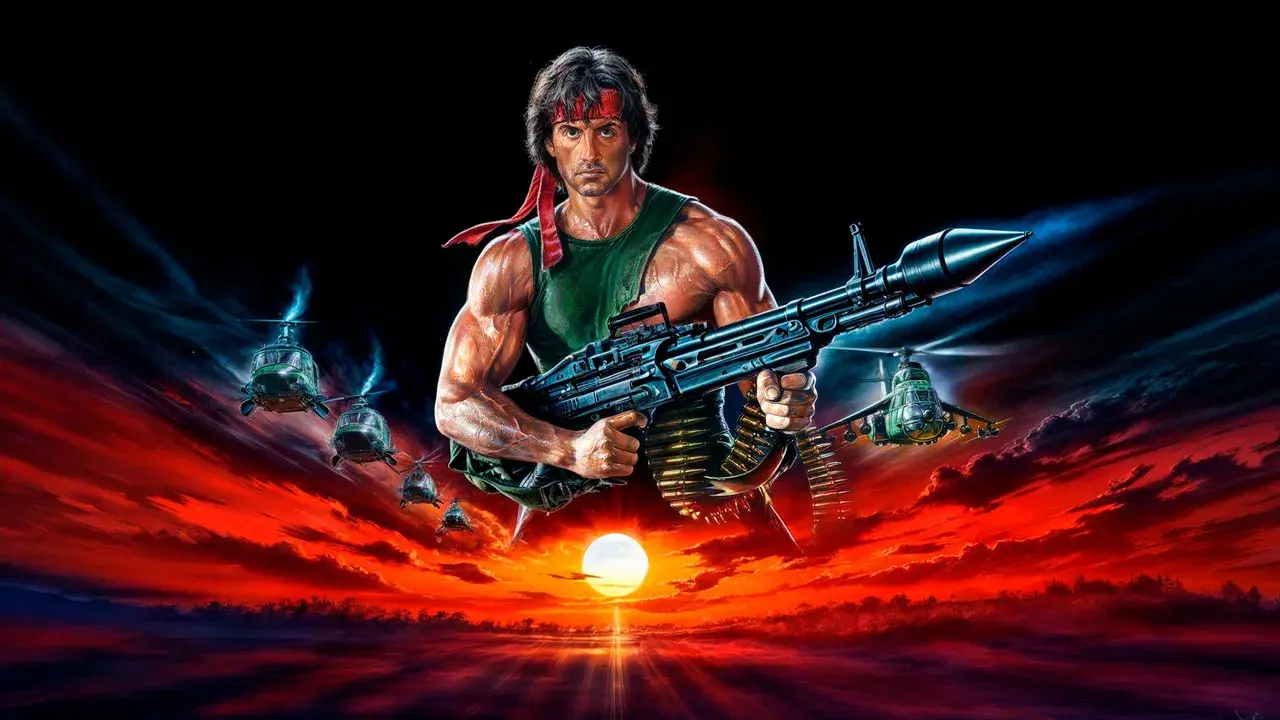 Rambo: Acorralado Parte II fondo