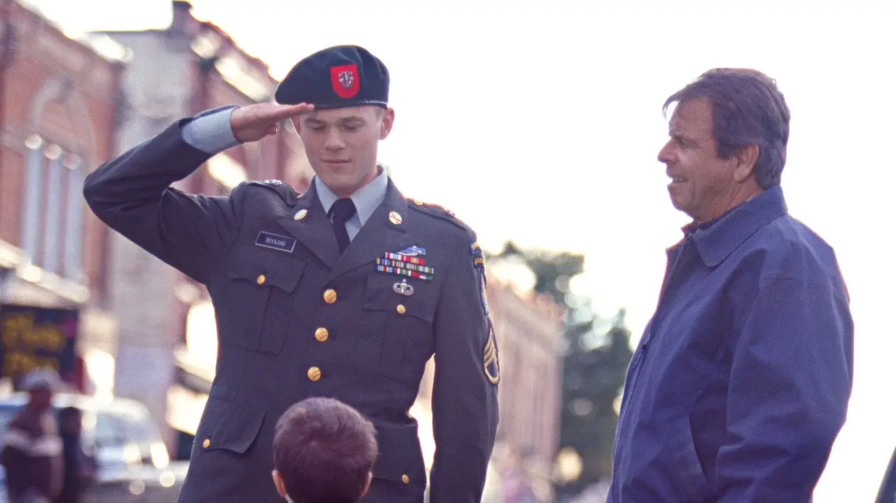 A Christmas Visitor fondo