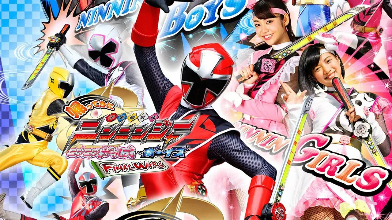 ¡Regresan! Shuriken Sentai Ninninger - NinninGirls Vs NinninBoys - FINAL WARS fondo