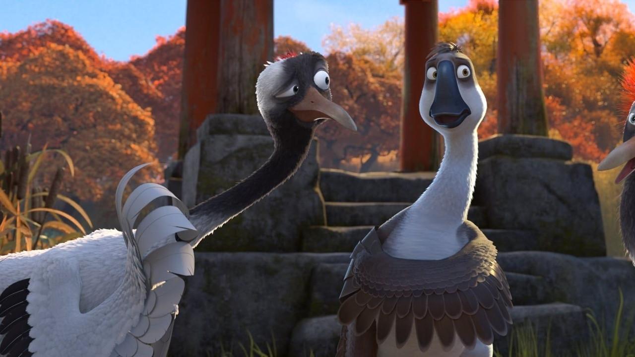 Al aire, patos fondo