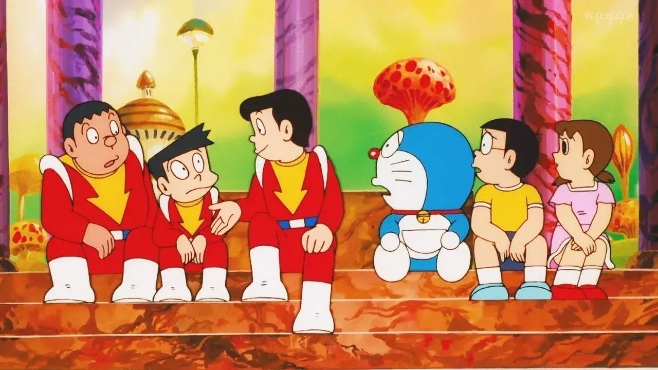 Doraemon y la historia de la creación del mundo fondo