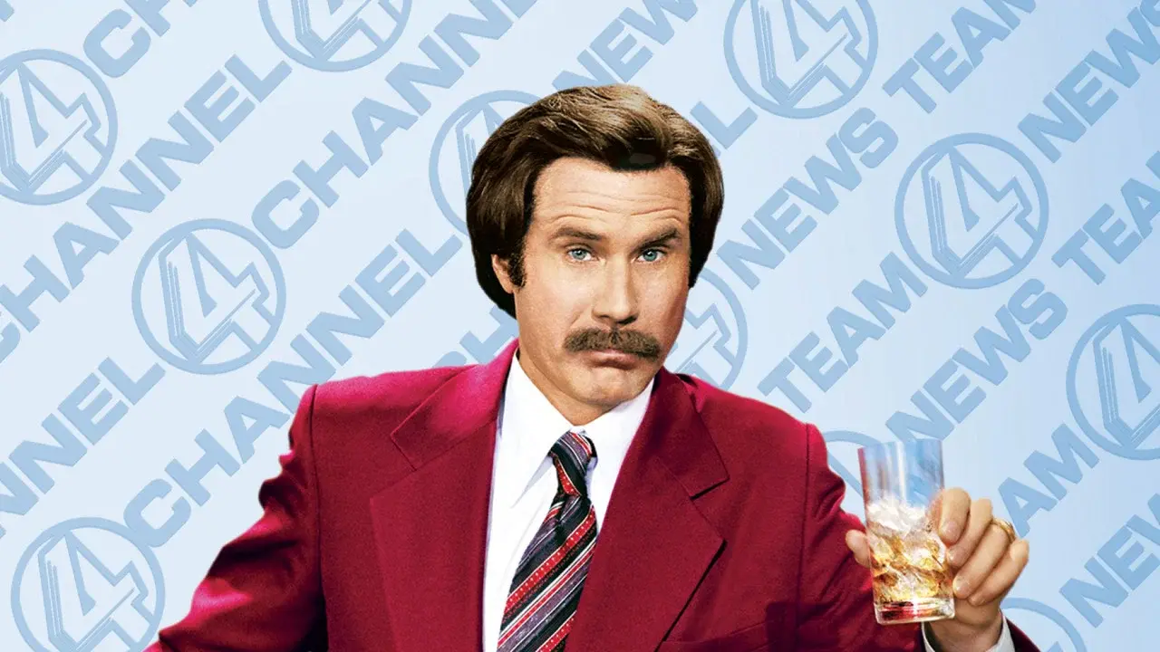 El reportero: La leyenda de Ron Burgundy fondo