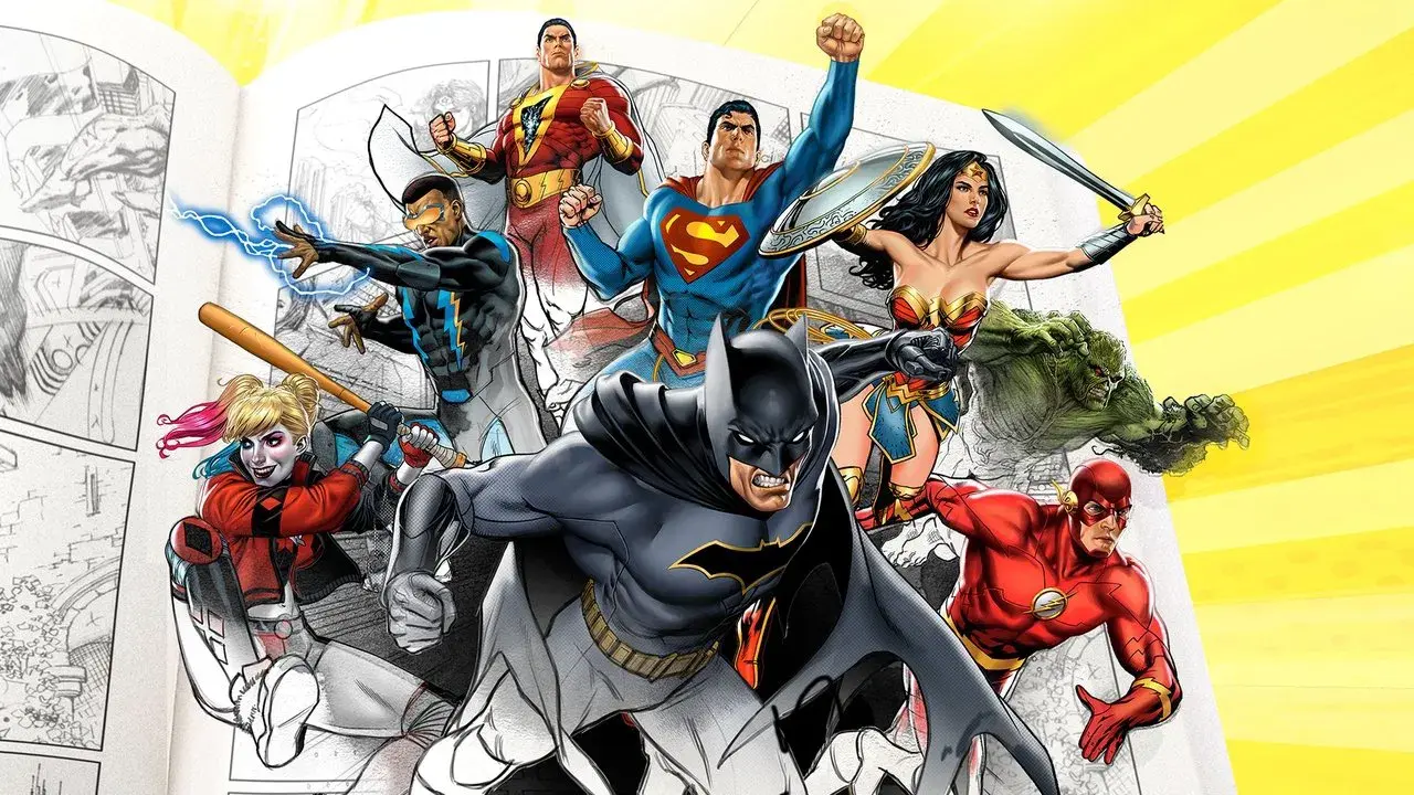 Superpowered: La Historia de DC fondo
