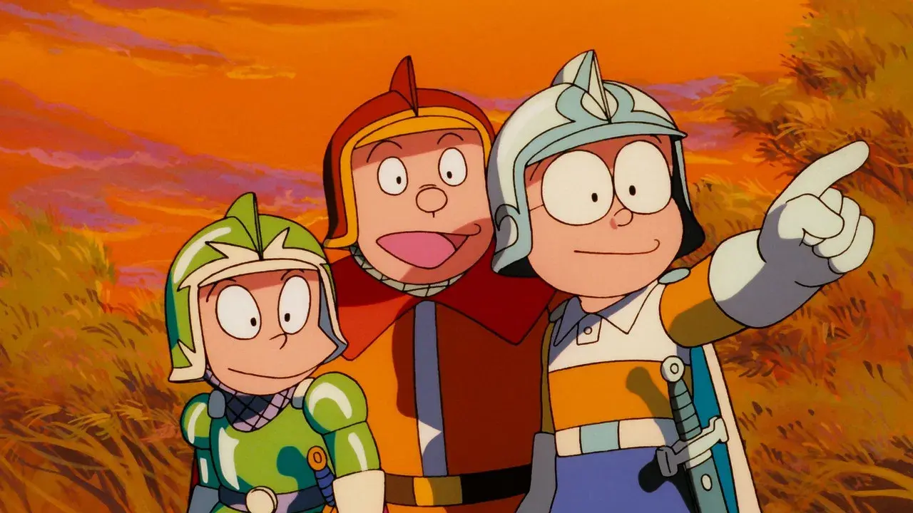 Doraemon y los tres mosqueteros fondo