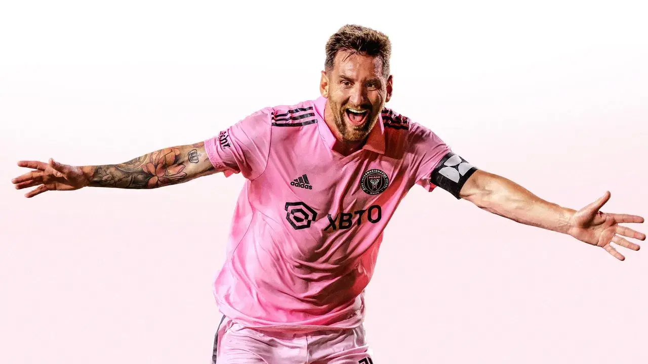 Messi Meets America backdrop