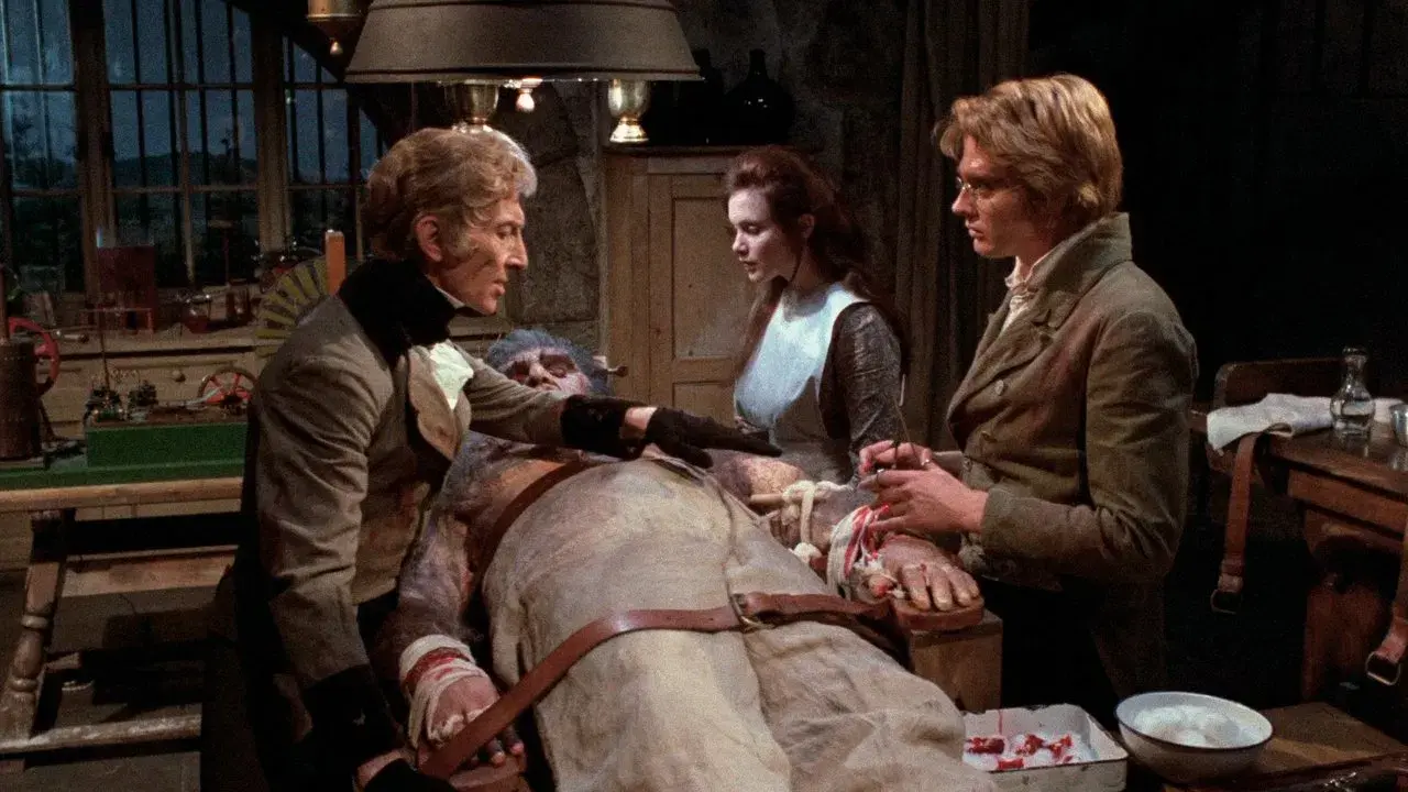 Frankenstein y el monstruo del infierno fondo