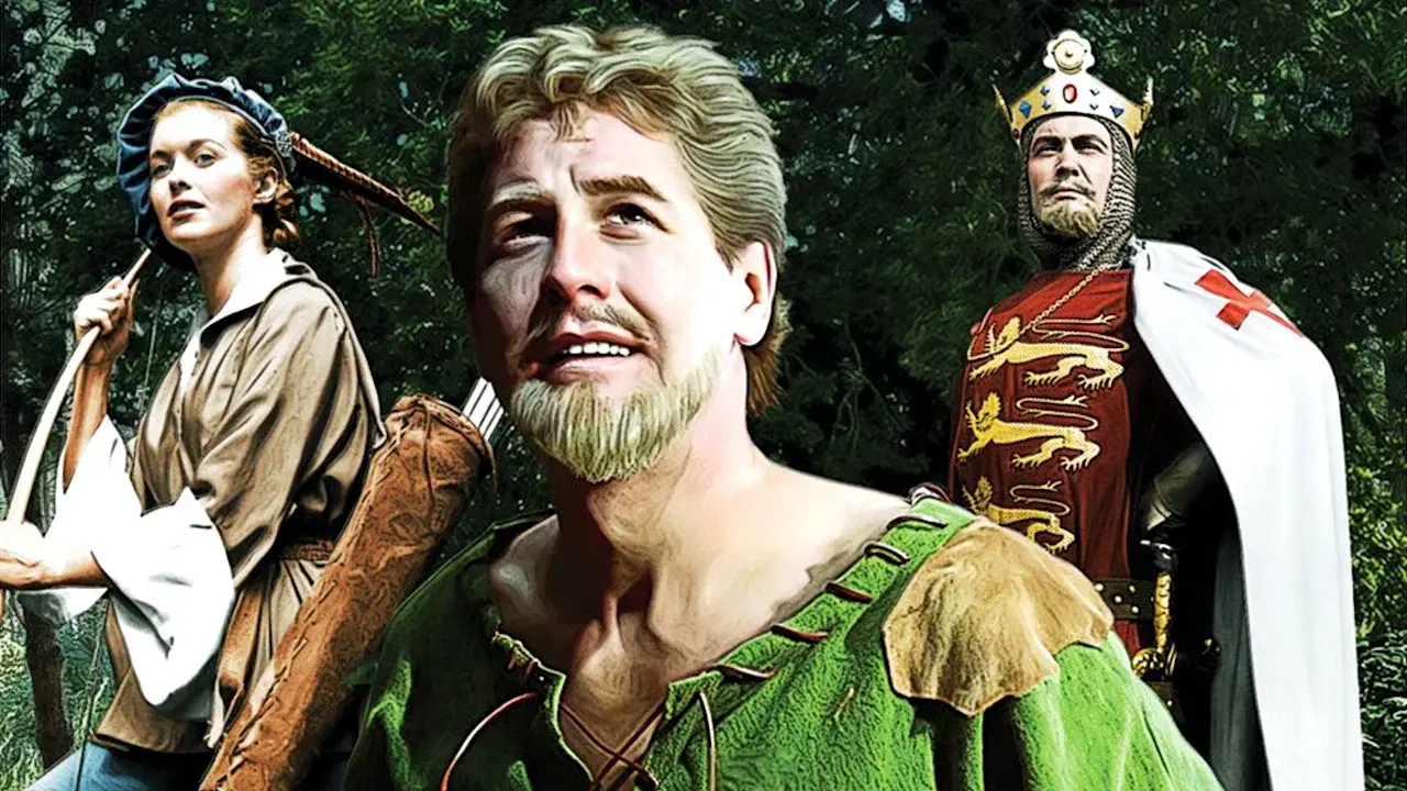 Los hombres del bosque de Sherwood fondo