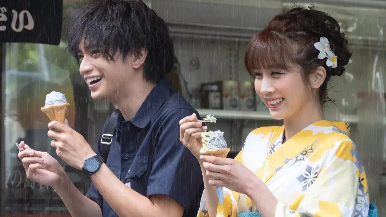 Efímera como la flor del cerezo fondo