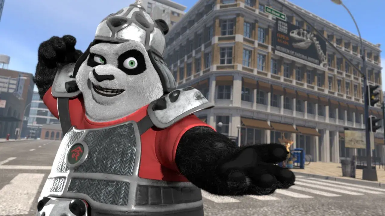 Panda contra Aliens fondo