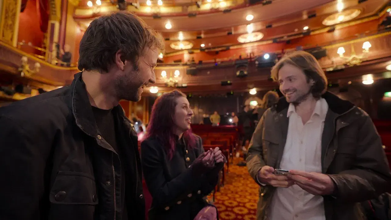 Behind the Curtain: Stranger Things: The First Shadow backdrop