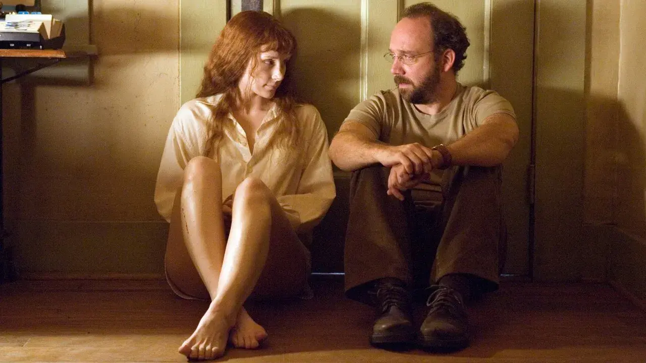 La joven del agua fondo