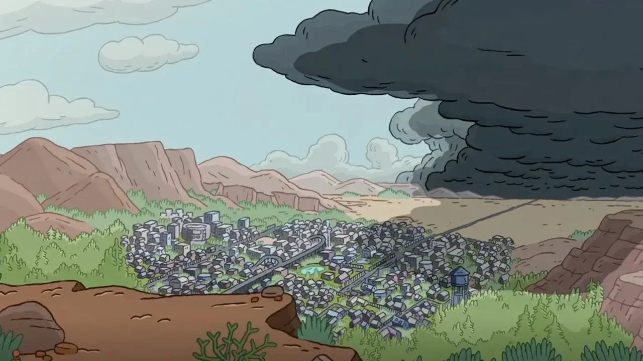 Clarence’s Stormy Sleepover fondo