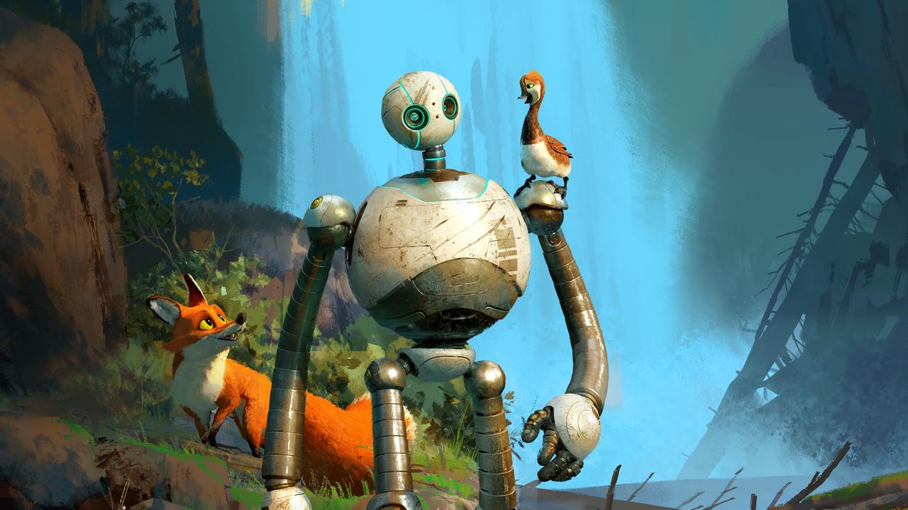Robot salvaje fondo