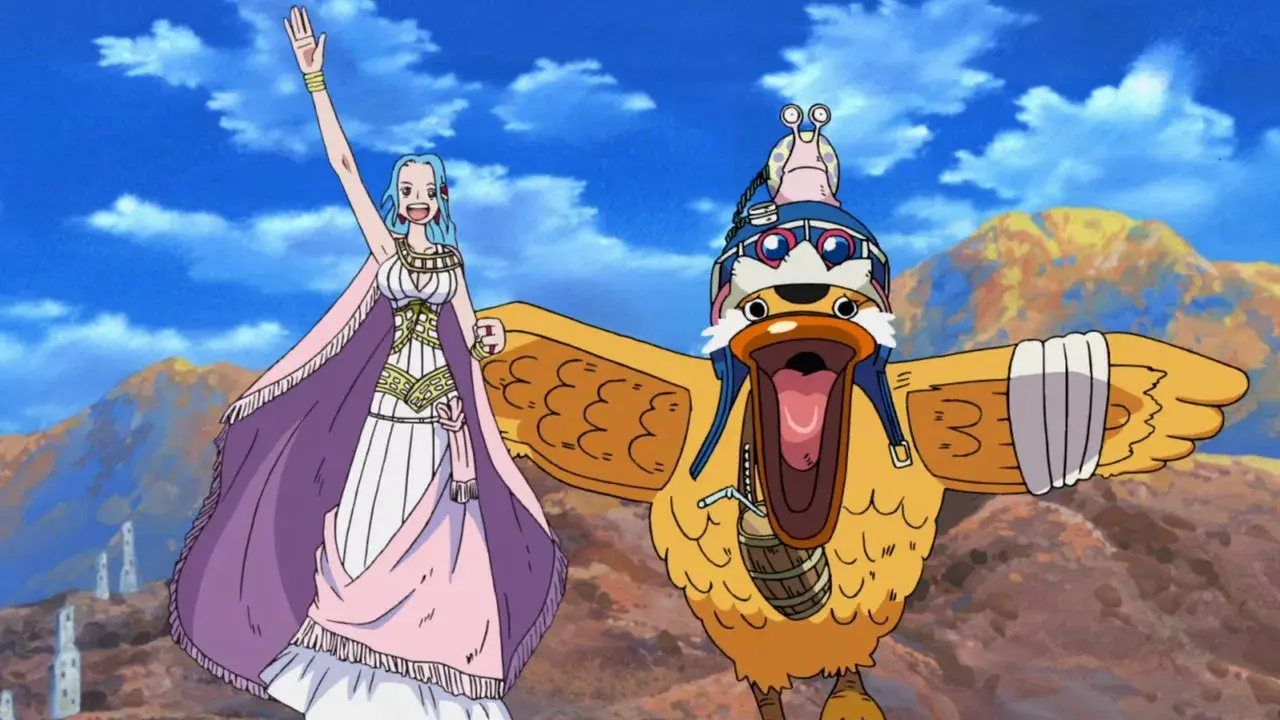 One Piece: Saga de Arabasta - Los Piratas y la Princesa del Desierto fondo