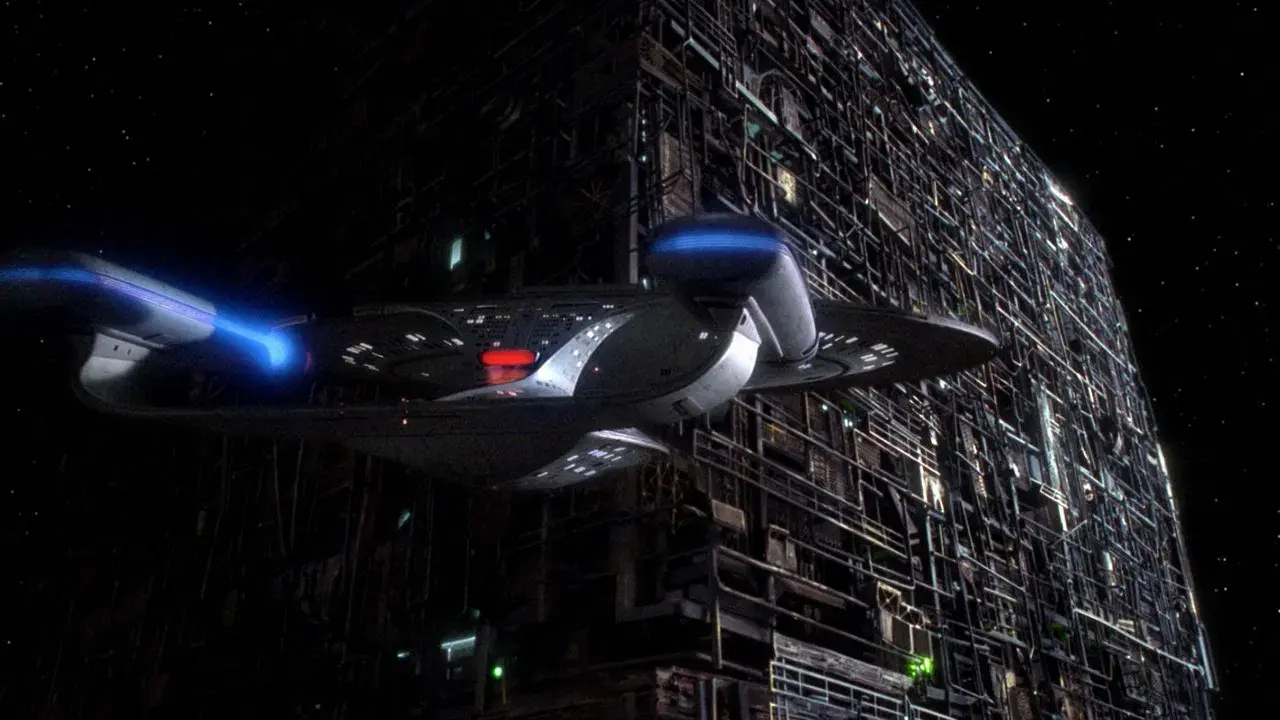 Star Trek: The Next Generation - The Best of Both Worlds fondo