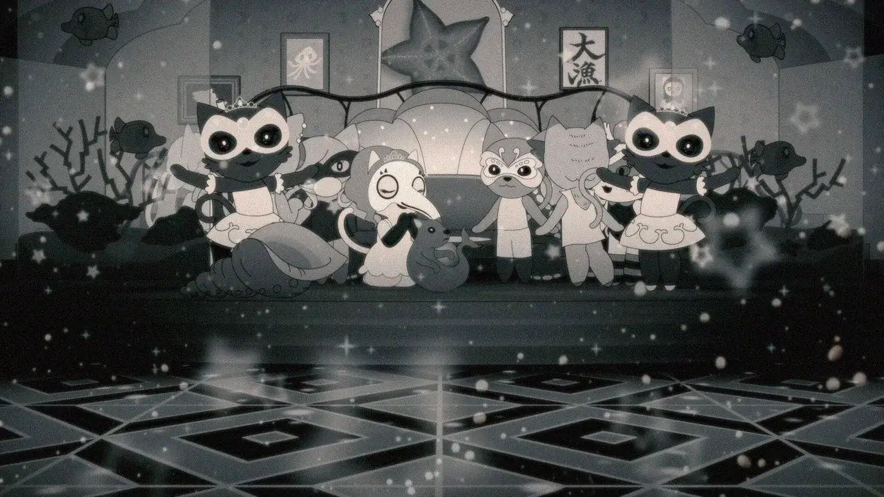 Tamala 2030: A Punk Cat in Dark fondo