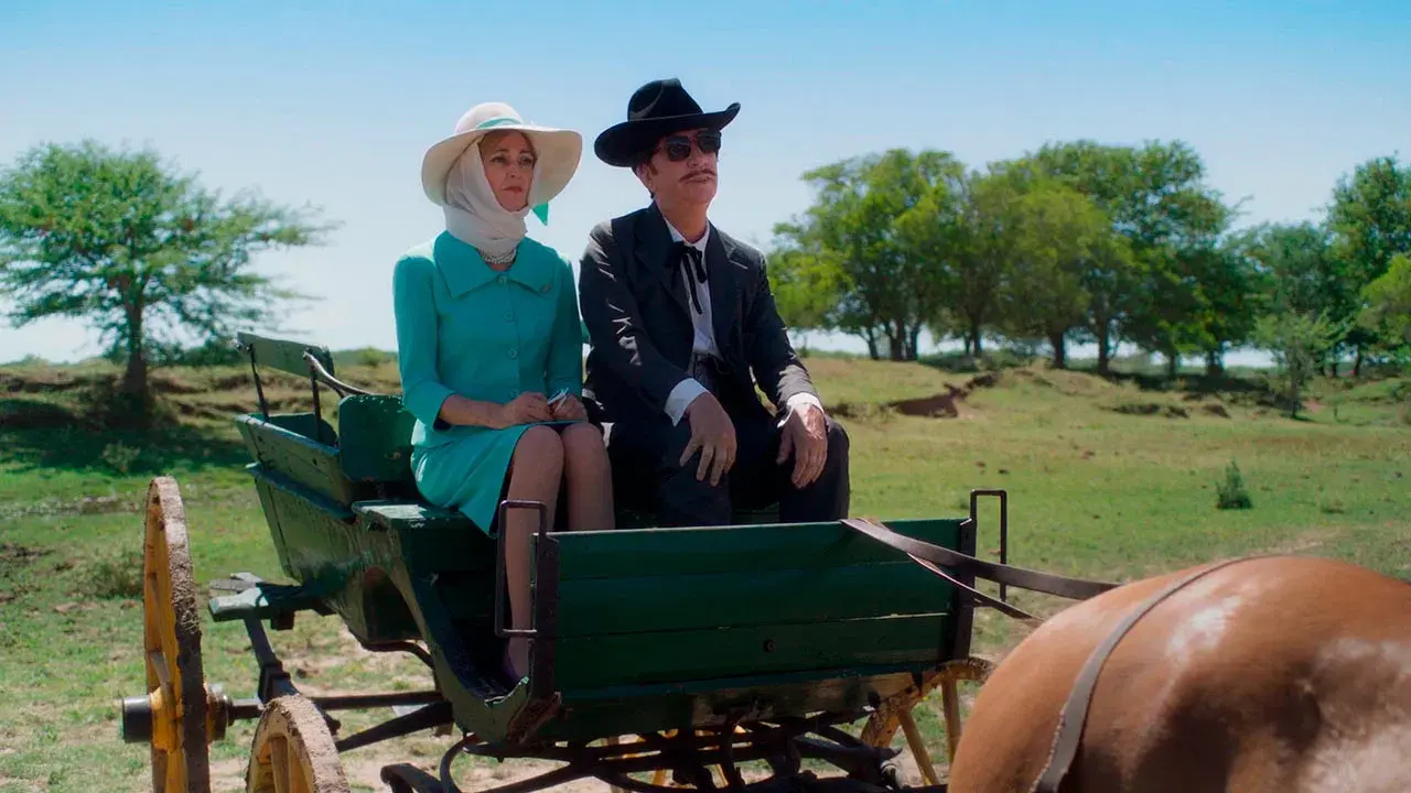 Las corredoras backdrop