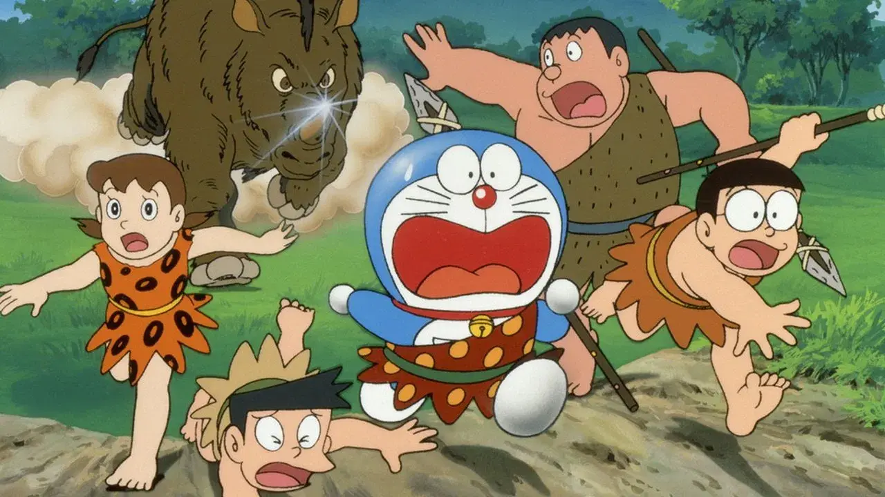 Doraemon y el nacimiento de Japón fondo