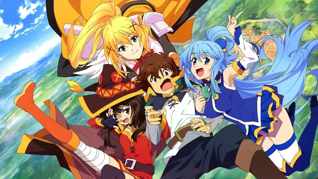 KONOSUBA. Un Mundo Maravilloso. fondo