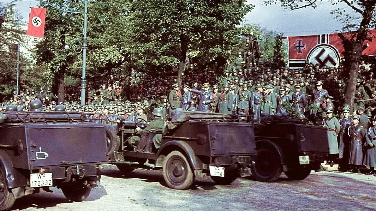La II Guerra Mundial en color fondo