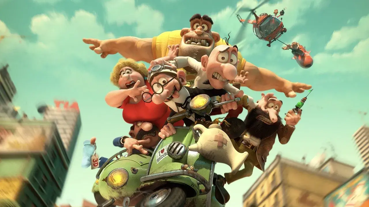 Mortadelo y Filemón contra Jimmy el Cachondo fondo