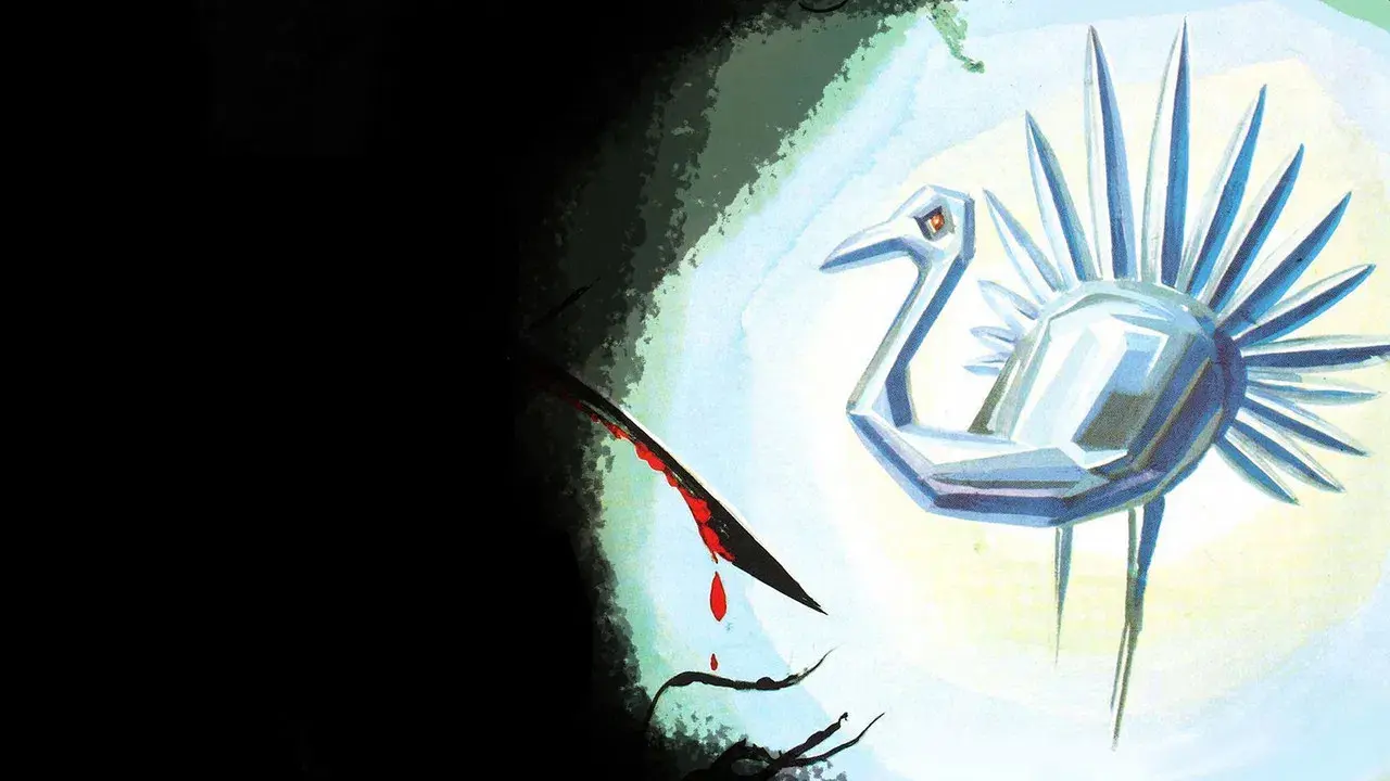 El pájaro de las plumas de cristal fondo