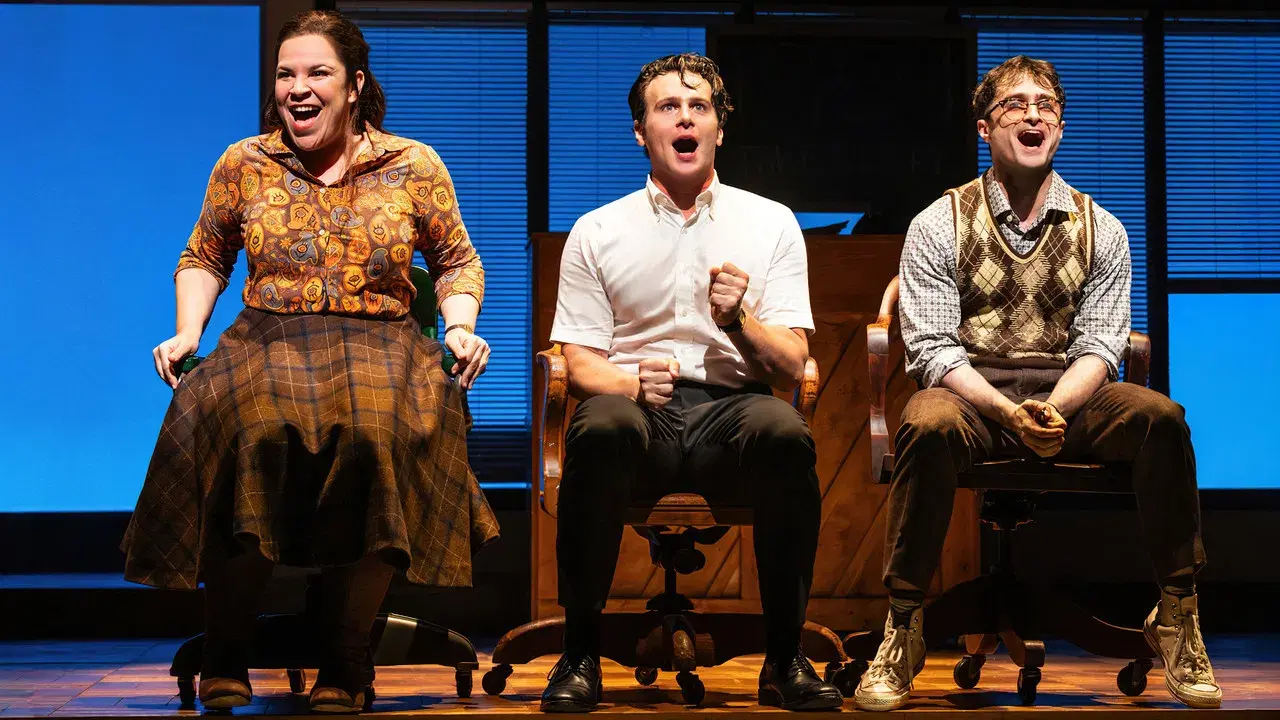 Merrily We Roll Along backdrop