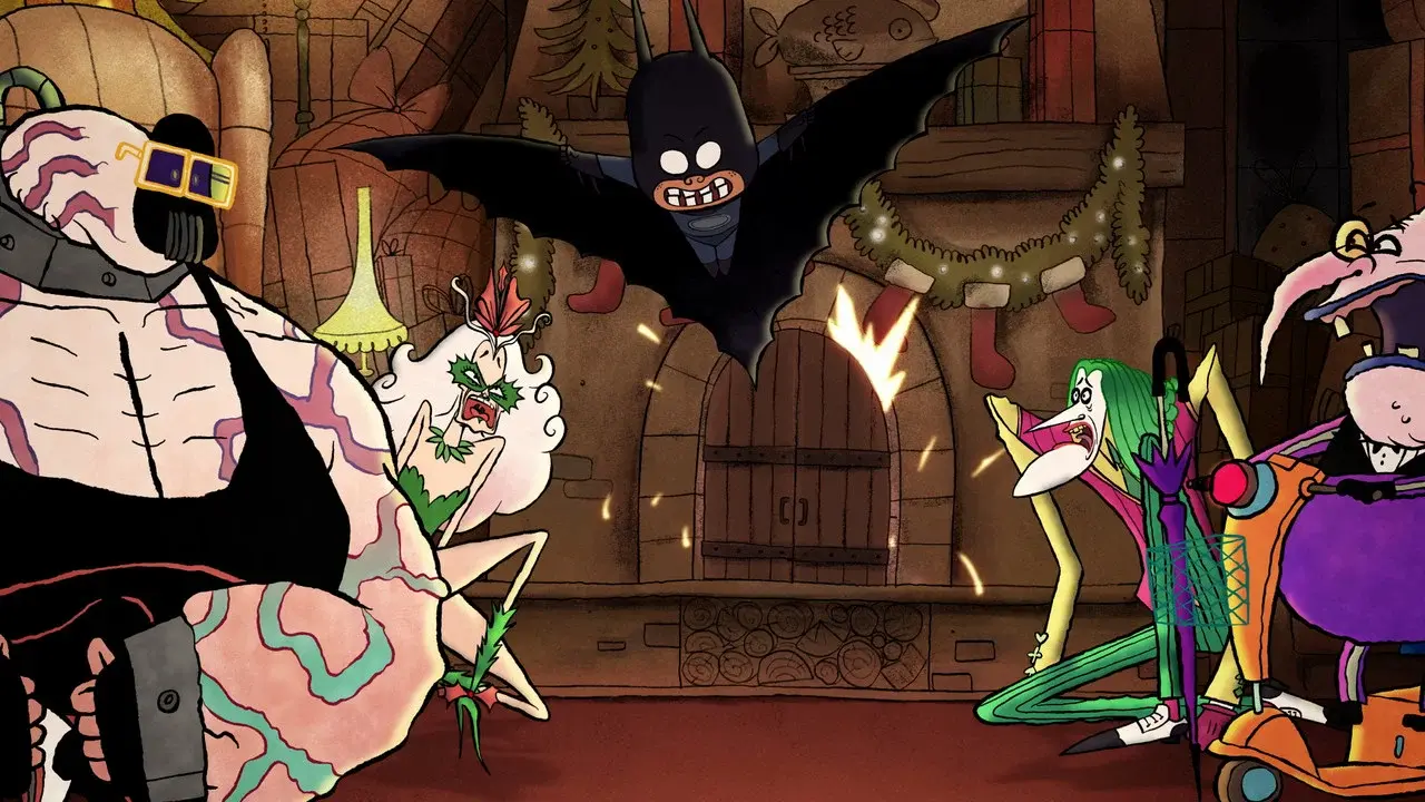 Feliz Mini-Bat-Navidad fondo