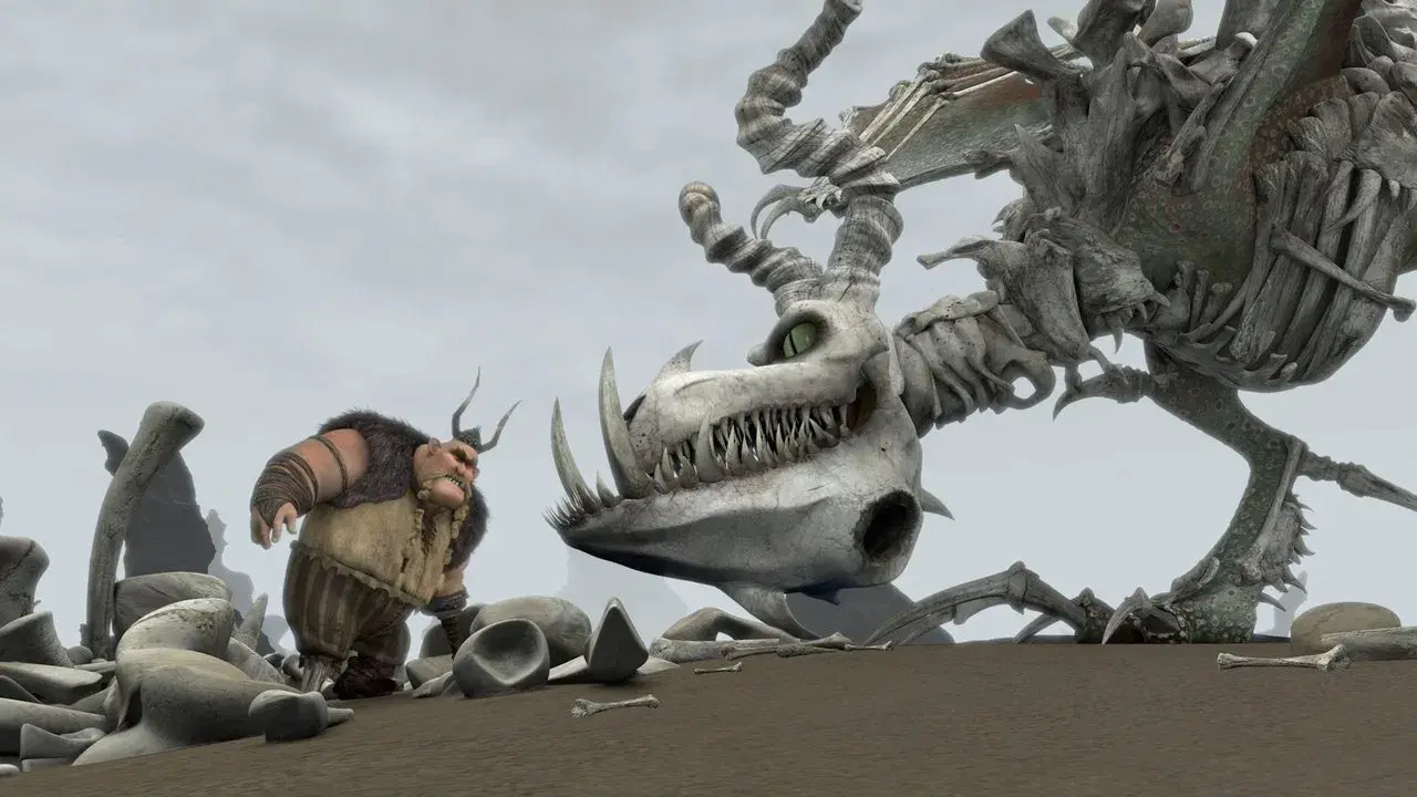Cómo entrenar a tu dragón: La leyenda del Robahuesos fondo