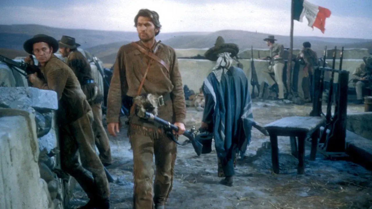 Davy Crockett at the Alamo fondo