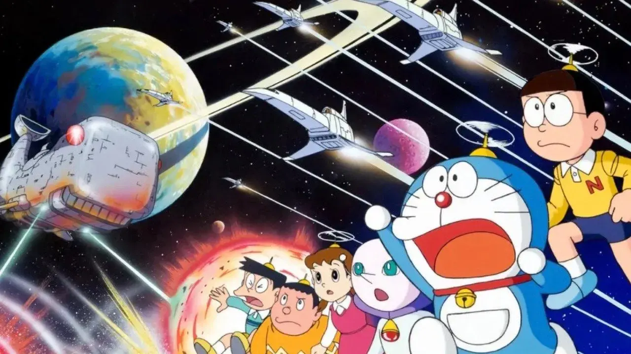 Doraemon y la guerra de las galaxias fondo