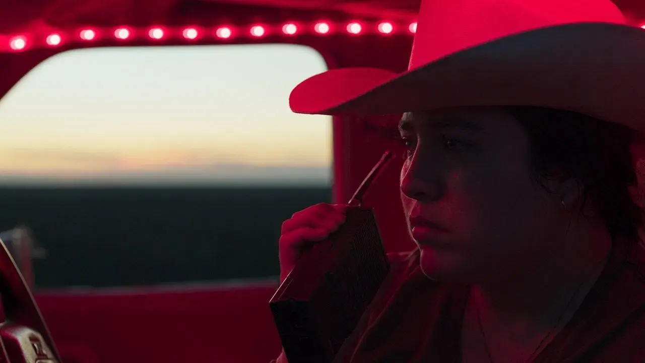 El norte sobre el vacío fondo