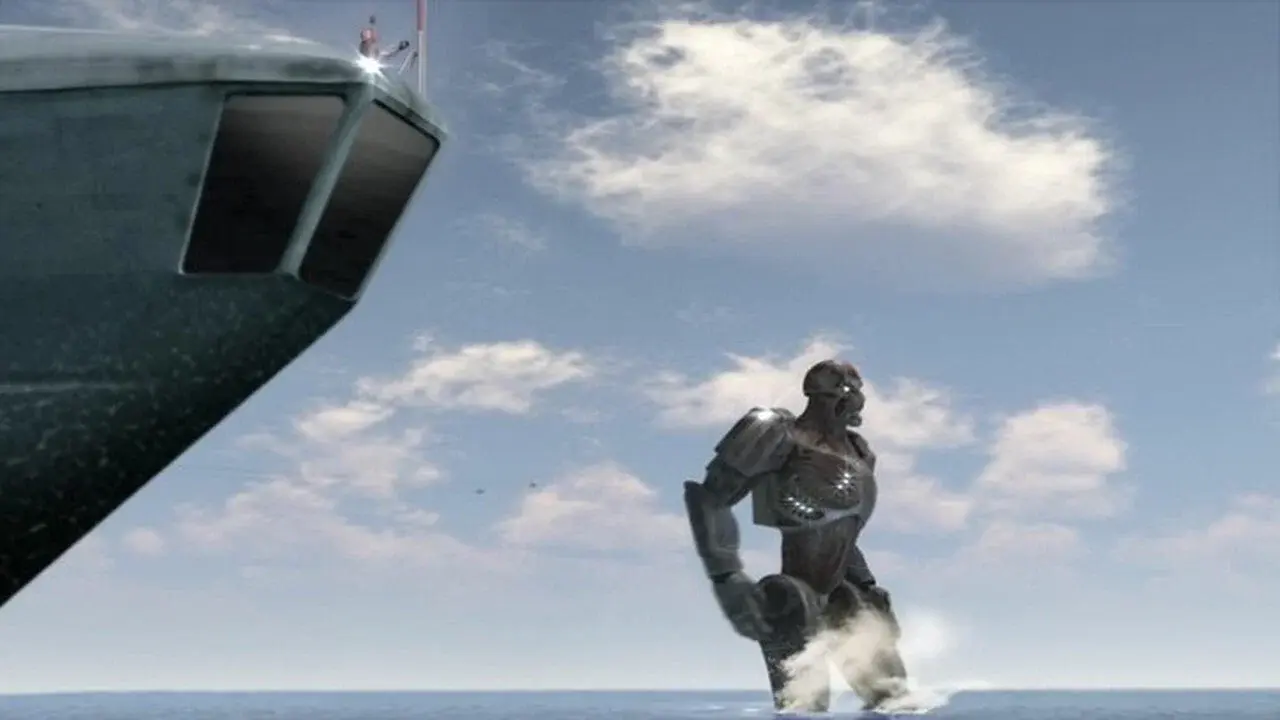 Mega Shark vs. Kolossus fondo