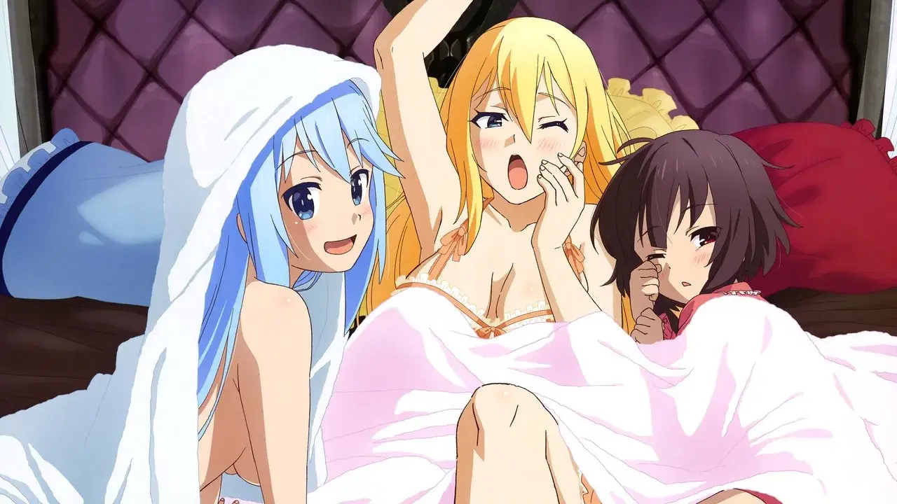 KonoSuba. La Película. La Leyenda del Carmesí fondo