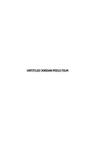 Untitled Jordan Peele Film