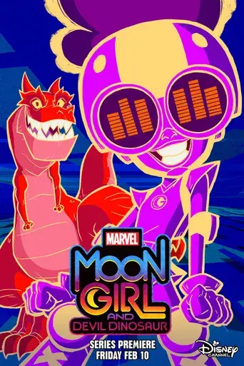 Marvel's Moon Girl y Dinosaurio Diabólico - Poster
