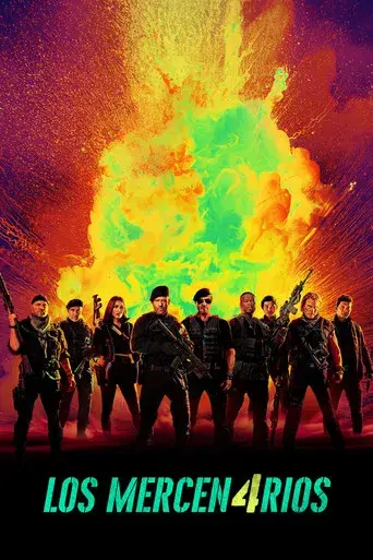 Los mercen4rios - Poster