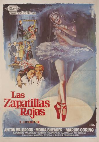 Las zapatillas rojas - Poster