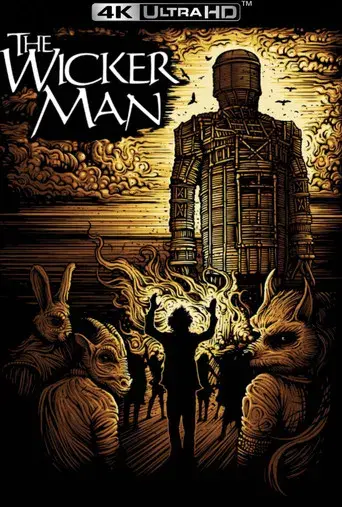 El hombre de mimbre - Poster