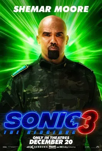 Sonic 3: La película - Poster
